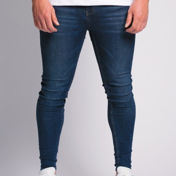 COPY - Carpe Omnia navy jeans - Picture 1 of 5